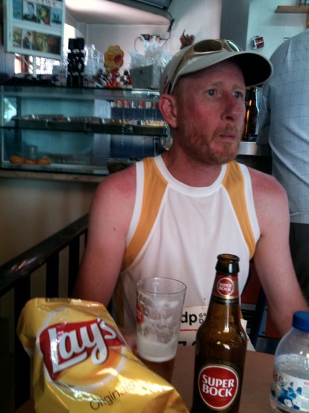 Recovery, with sunburn.