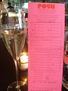 20th Anniversary Dinner at Posh