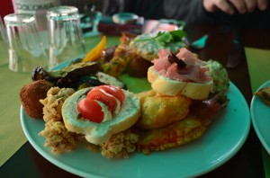 Cicchetti at Bacarando Ai Corazzieri