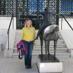 Trish at the Guggenheim