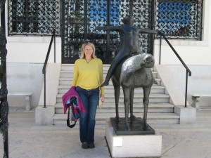 Trish at the Guggenheim