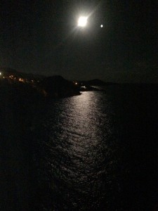 Nighttime from our balcony.