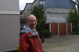 John enjoying the trip.