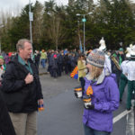 Getting ready to march.