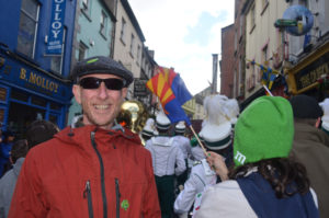 John in the thick of it.