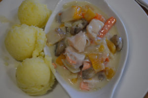 We had lunch at the GAA.