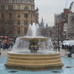 Lots of student groups at the art museum.