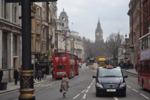 Heading towards Big Ben.