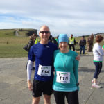 Getting ready to run the 5 Miler.