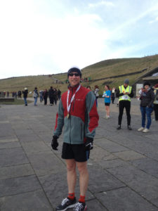 After the 5 Miler. John came in 4th overall.