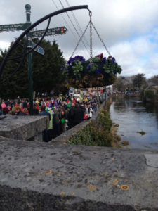 Marching along the Fergus.